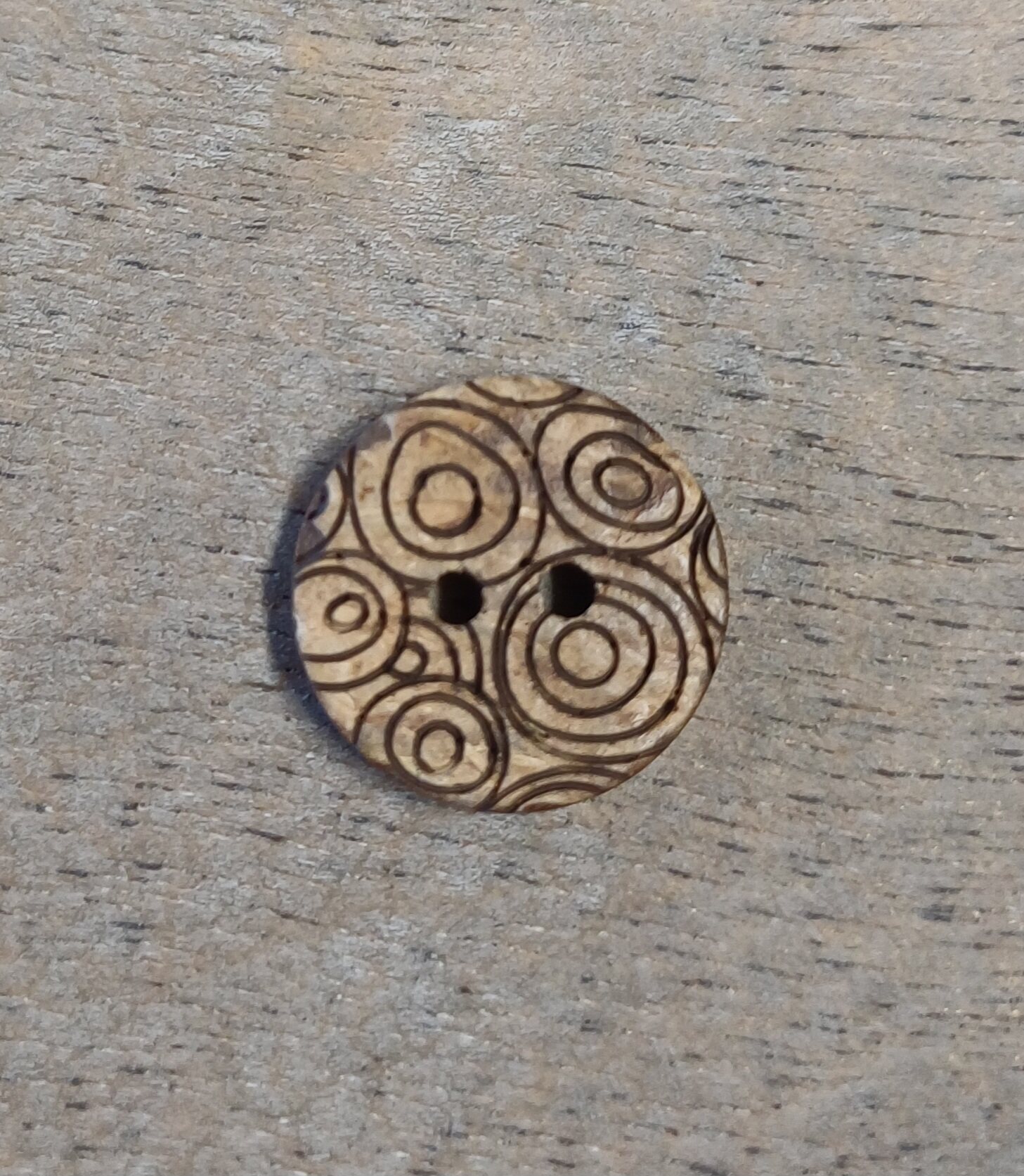 Falk Group Kiekurakuvio napit 15 mm Ruskea