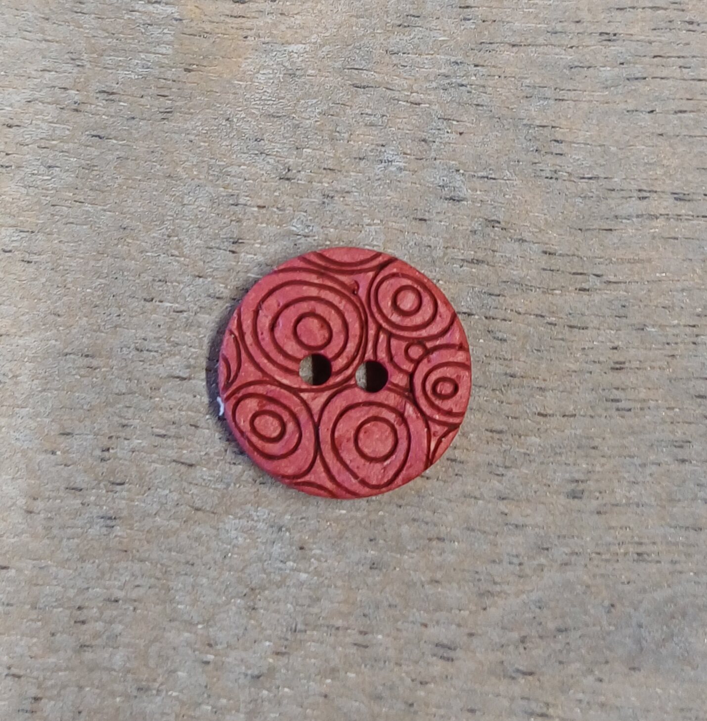 Falk Group Kiekurakuvio napit 15 mm Punainen