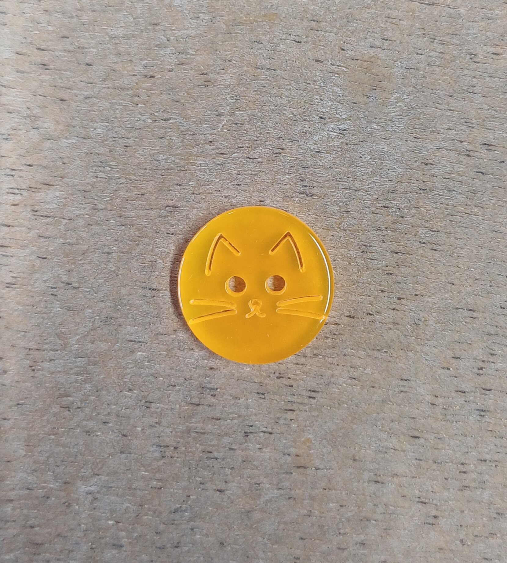 Falk Group Värikkäät napit 15 mm Oranssi kissa