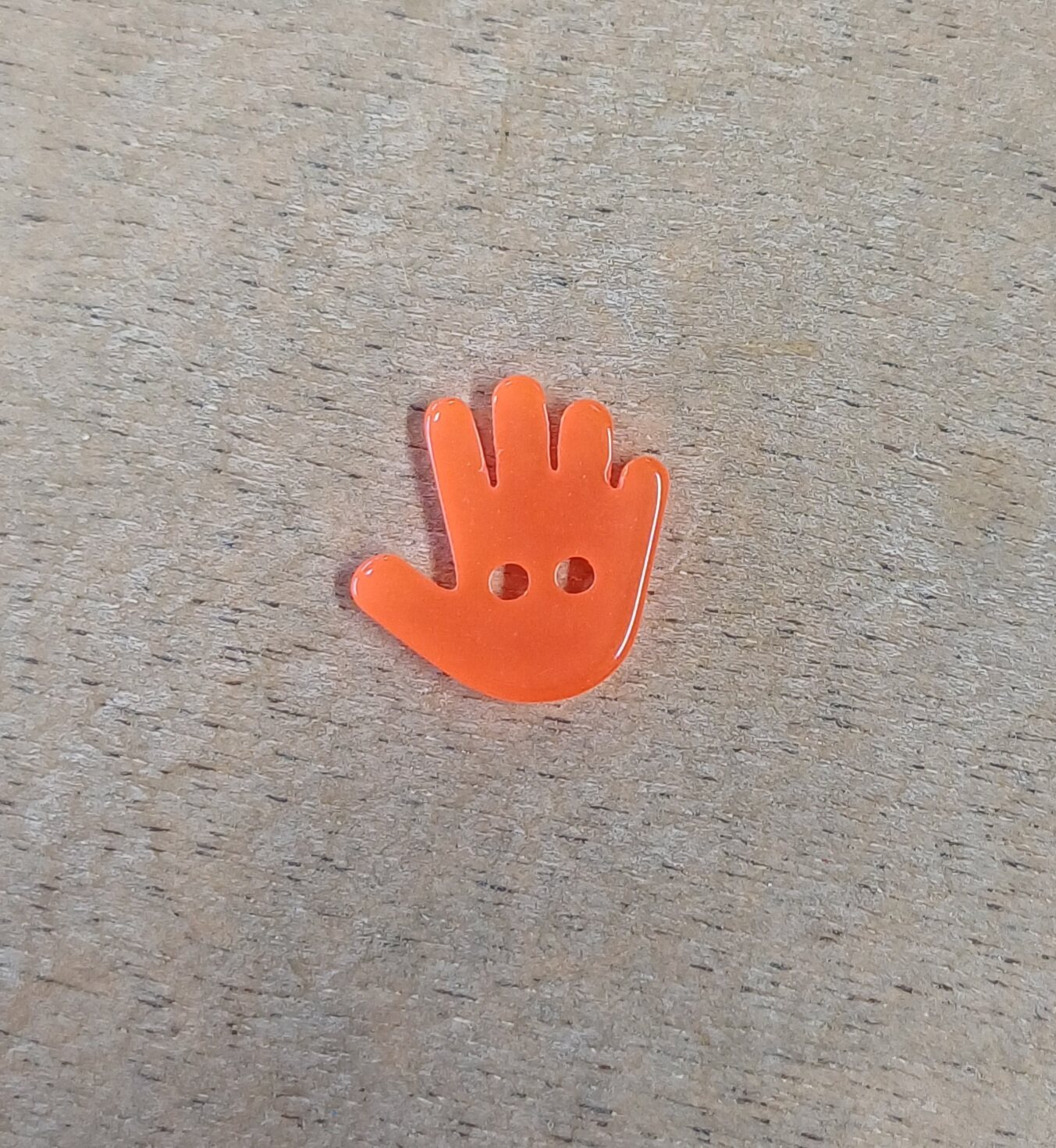 Falk Group Värikkäät napit 15 mm Oranssi käsi