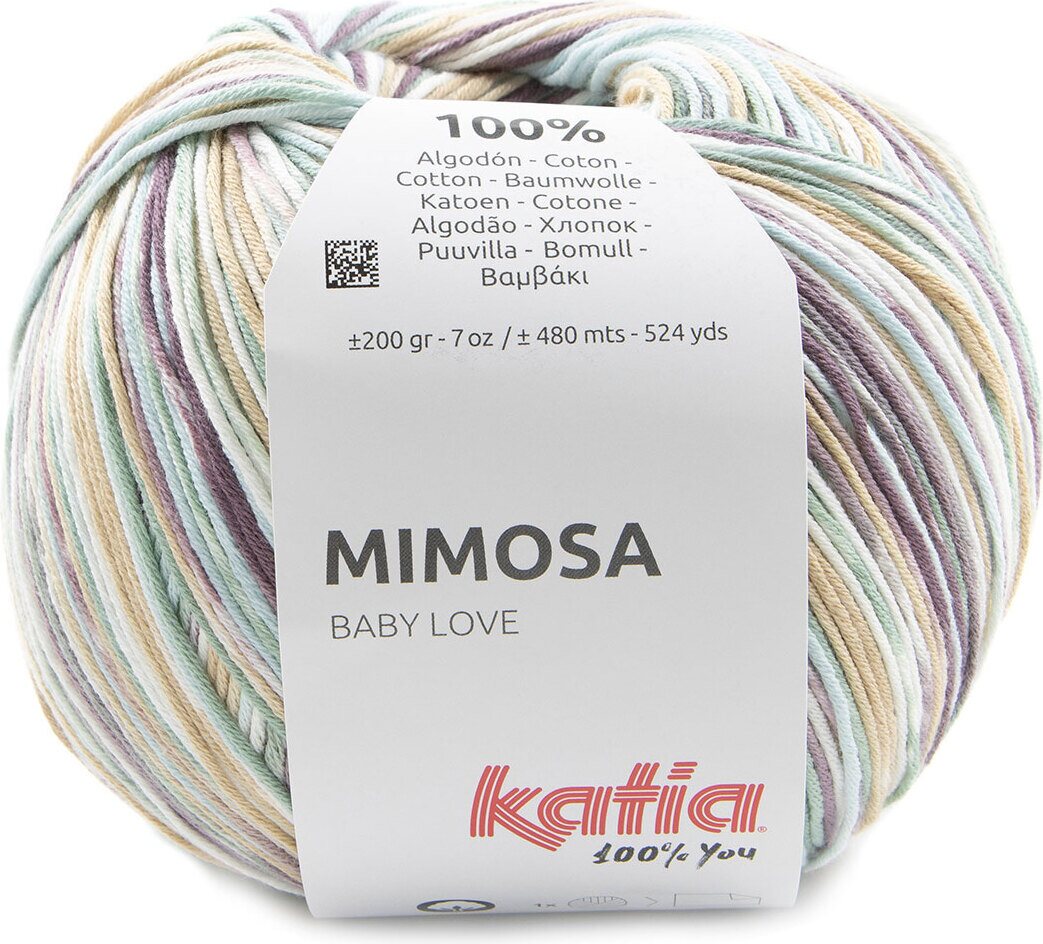 Katia Mimosa 305 salvia-okra-vanha roosa