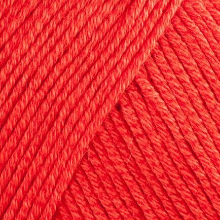 Laines du Nord Baby Soft 320 oranssin punainen