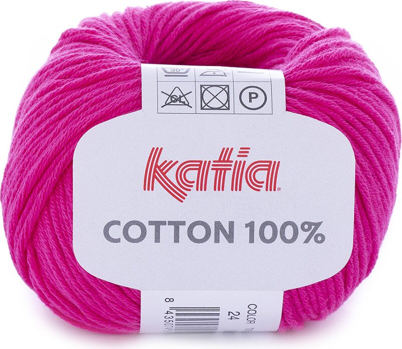 Katia Cotton 100% 24 fuksia