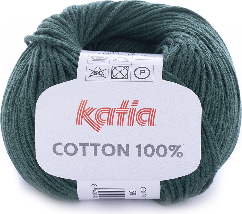 Katia Cotton 100% 58 pullon vihreä