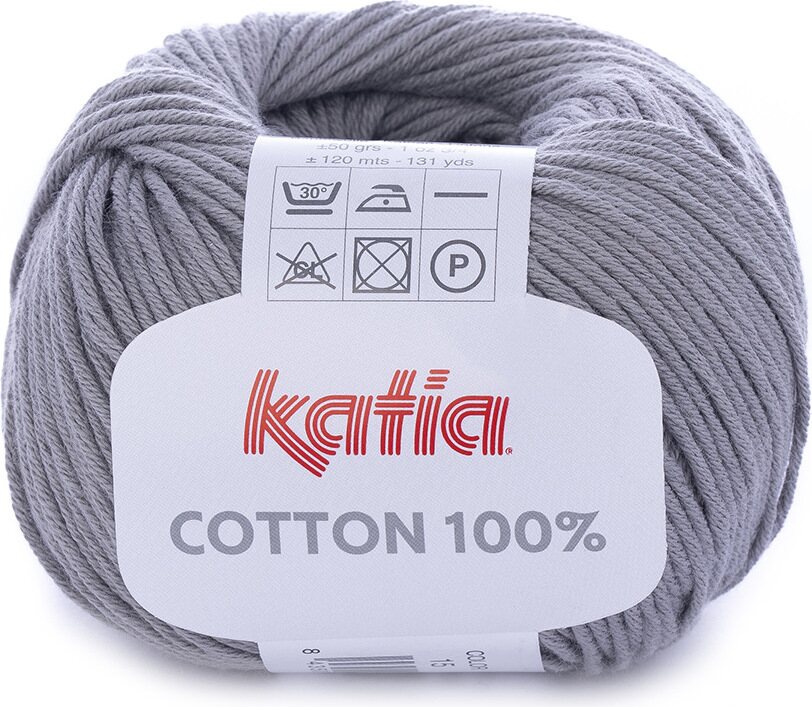 Katia Cotton 100% 15 harmaa