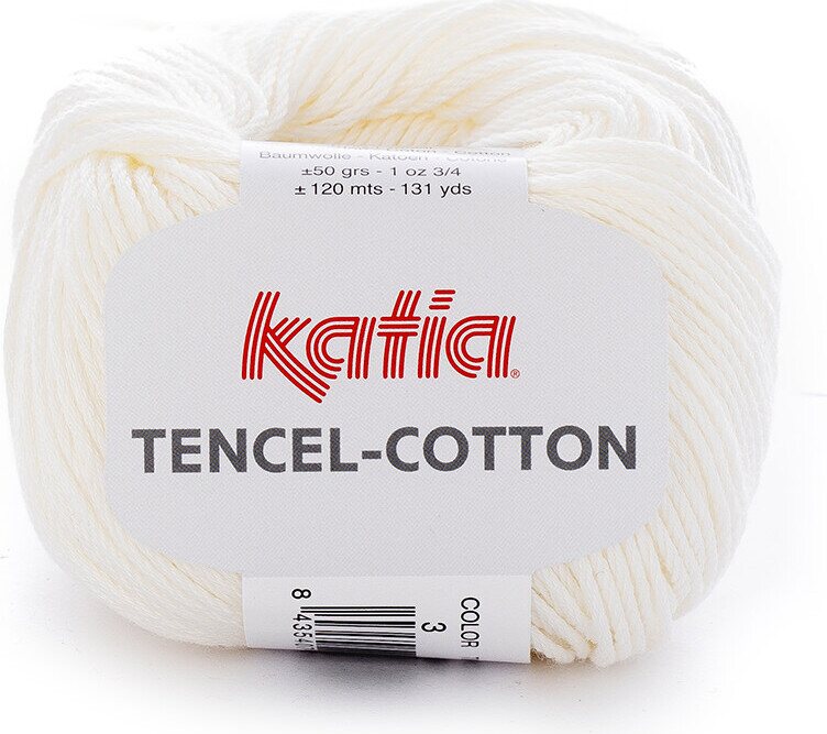 Katia Tencel-Cotton 3 luonnonvalkea