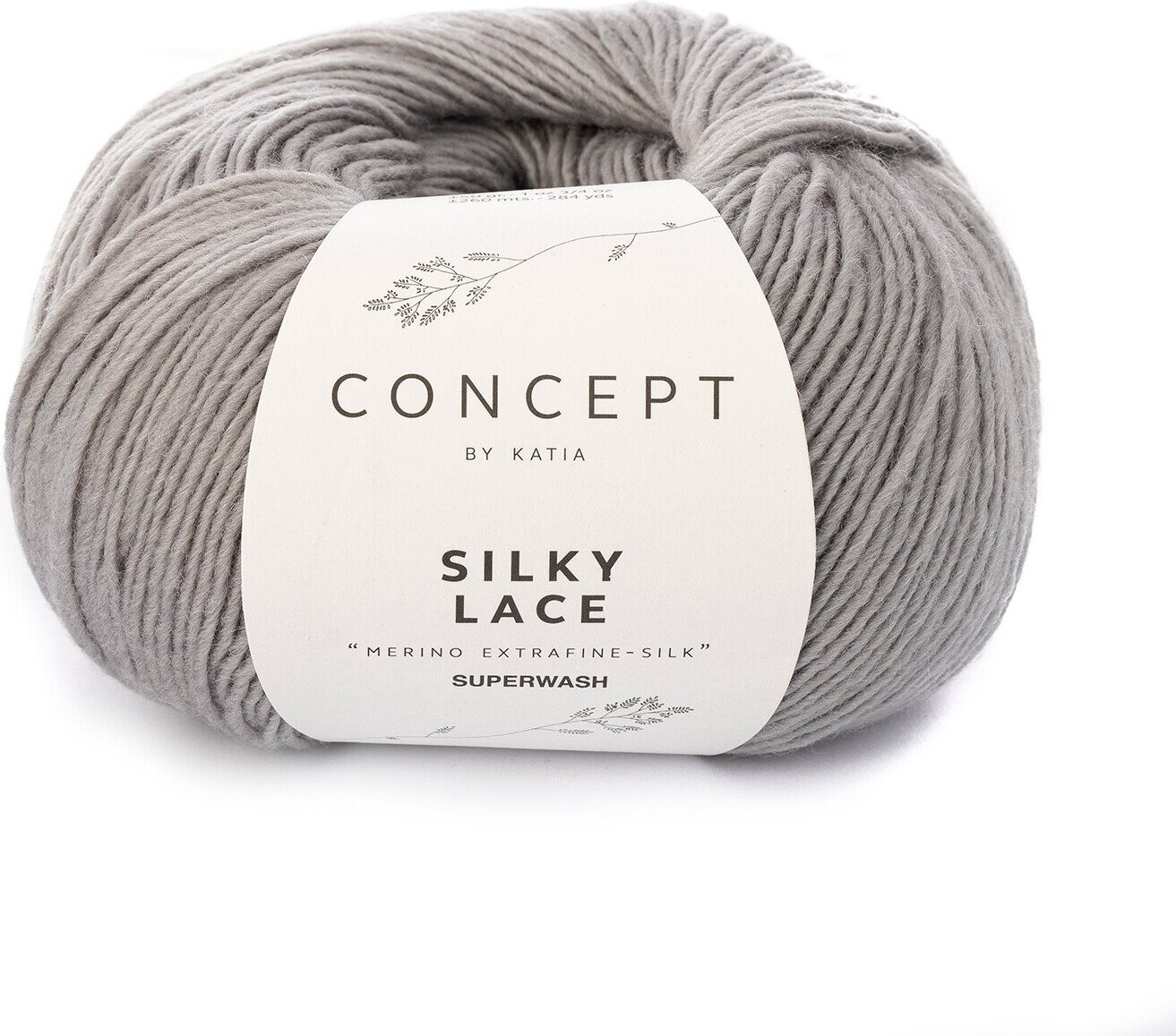 Katia Silky Lace 153 vaalean harmaa