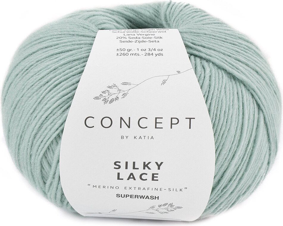 Katia Silky Lace 177 vaalea vedenvihreä