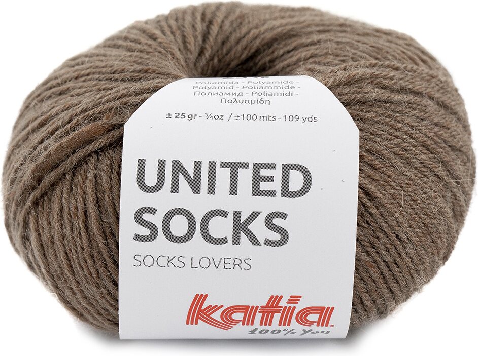 Katia United Socks 1 ruskea