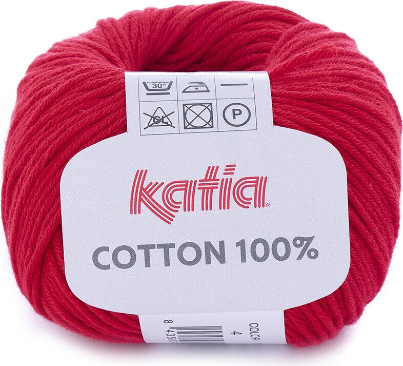 Katia Cotton 100% 4 punainen