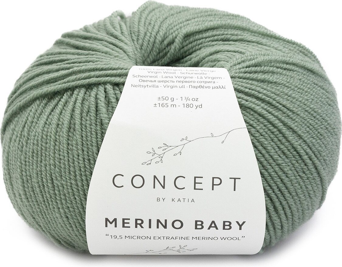 Katia Merino Baby 157 salvian vihreä