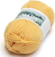Gjestal Garn Maija 216 puhdas keltainen