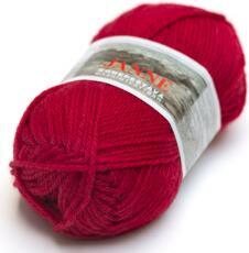 Gjestal Garn Janne 409 puhdas punainen