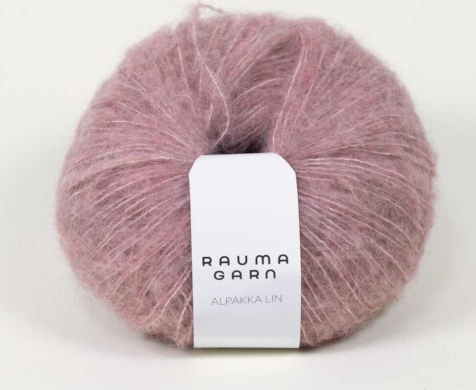 Rauma Garn Alpakka Lin 1338 vanha roosa