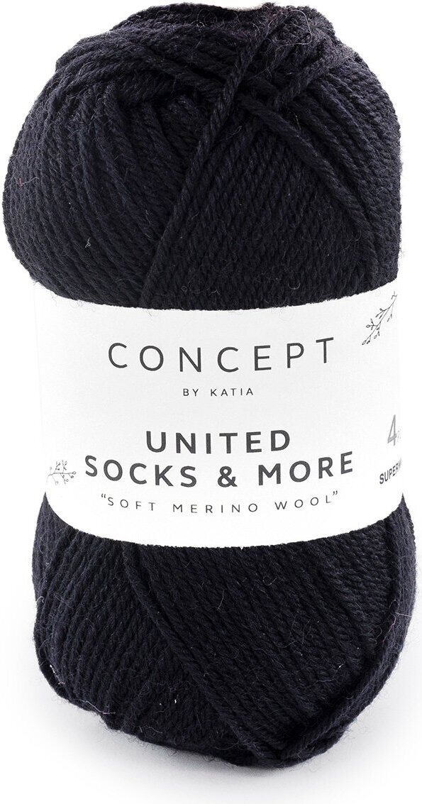 Concept by Katia United Sock & More 002 musta