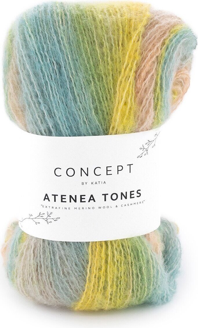Katia Atenea ja Atenea Tones 206 Orange-gray-green-ochre
