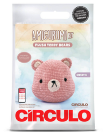 Amigurumi-pakkaus Pinkki nalle