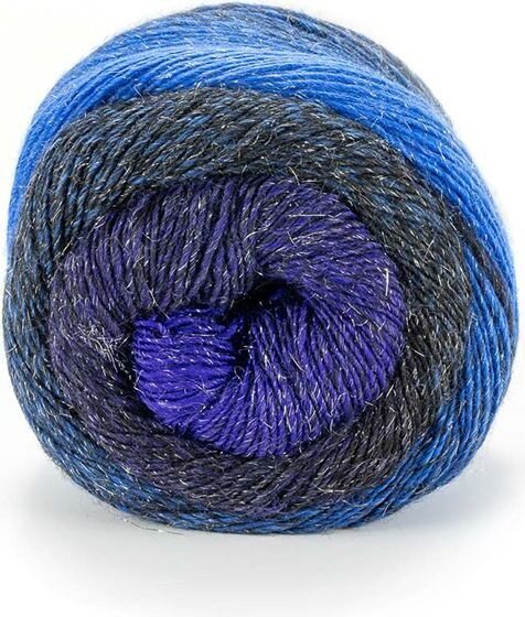 Laines du Nord Poema glitter 105 blue