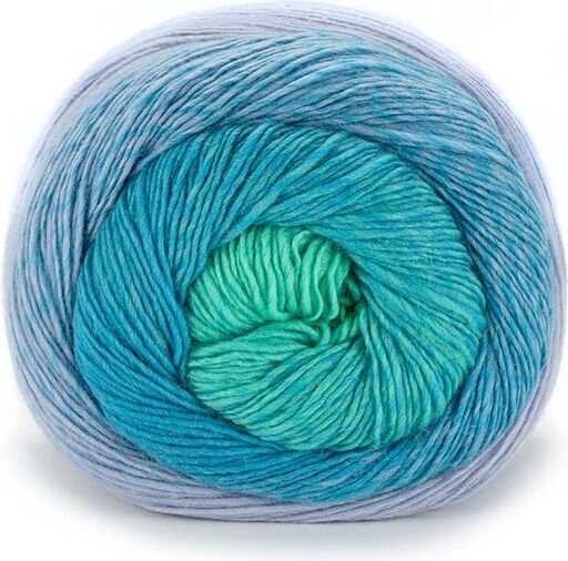 Laines du Nord Poema 610 sininen-turkoosi