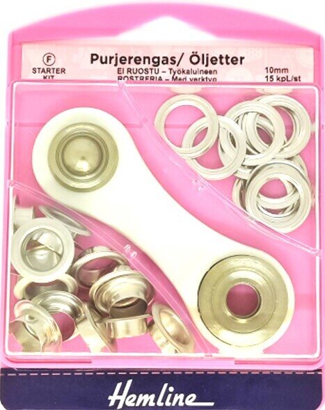 Hemline Purjerenkaat 10 mm 15 kpl
