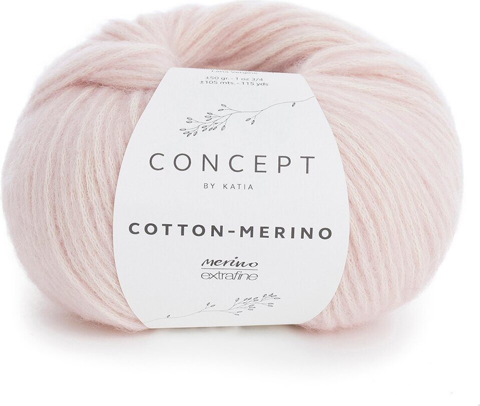 Concept by Katia Cotton Merino 103 vaaleanpunainen