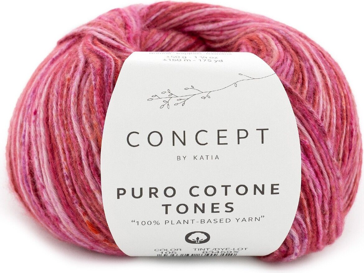 Concept by Katia Puro cotone tones 105 punainen