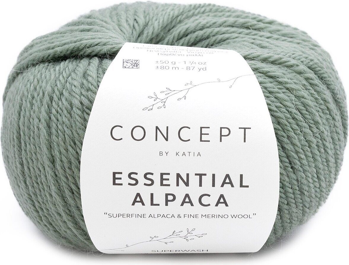 Katia Essential Alpaca 102 salvian vihreä