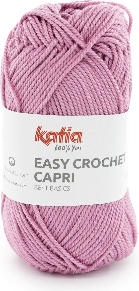 Katia Easy Crochet Capri 120 roosa