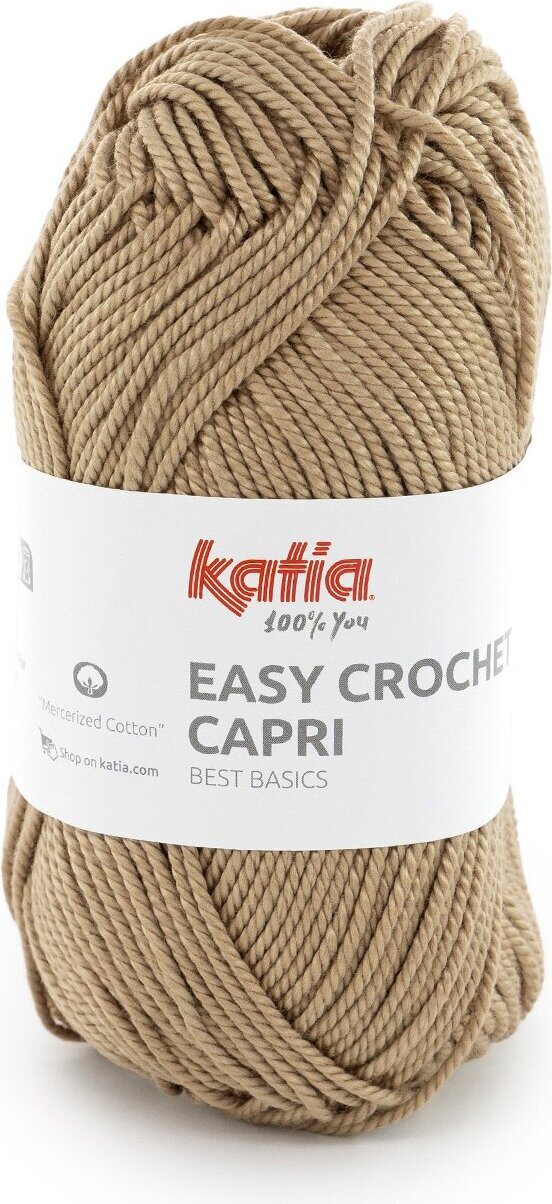 Katia Easy Crochet Capri 124 vaalean ruskea