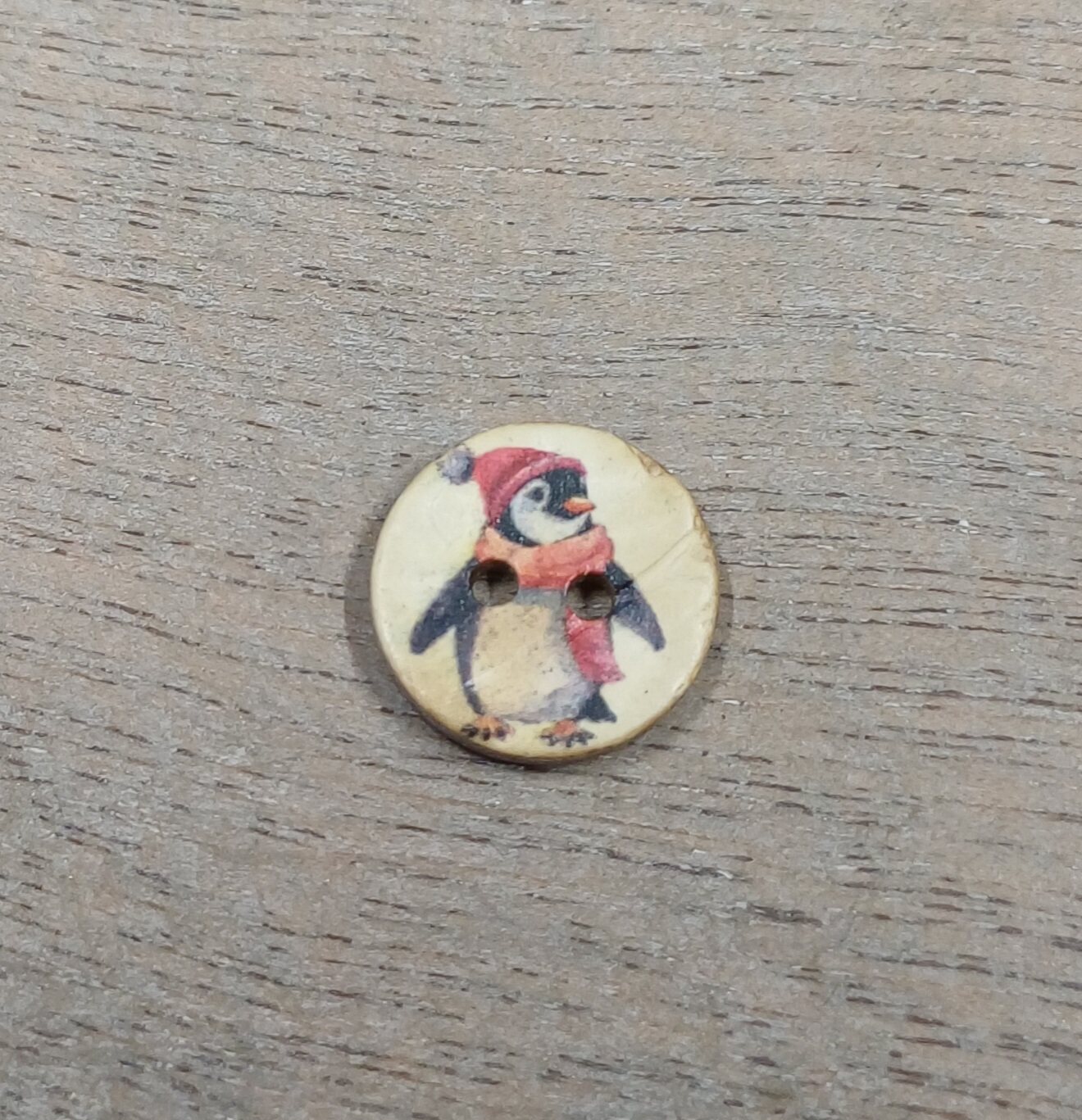 Eläinnapit, 15 mm Pingviini