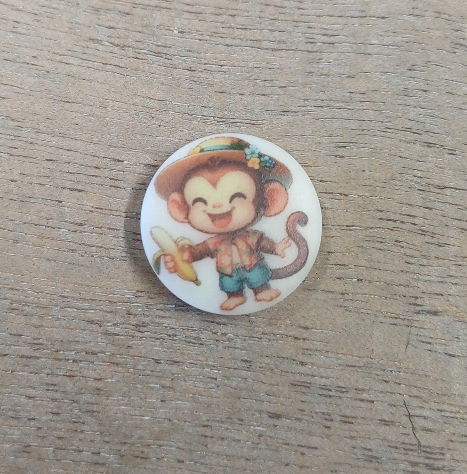 Rennot eläinnapit, 18 mm Apina