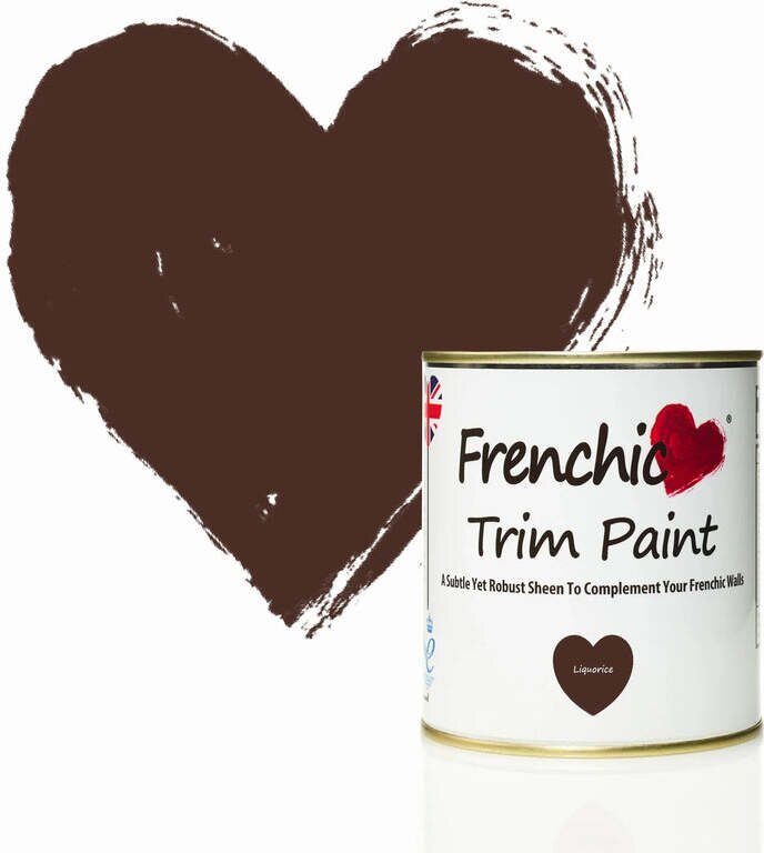 Frenchic Paint Trim Paint Liquorice