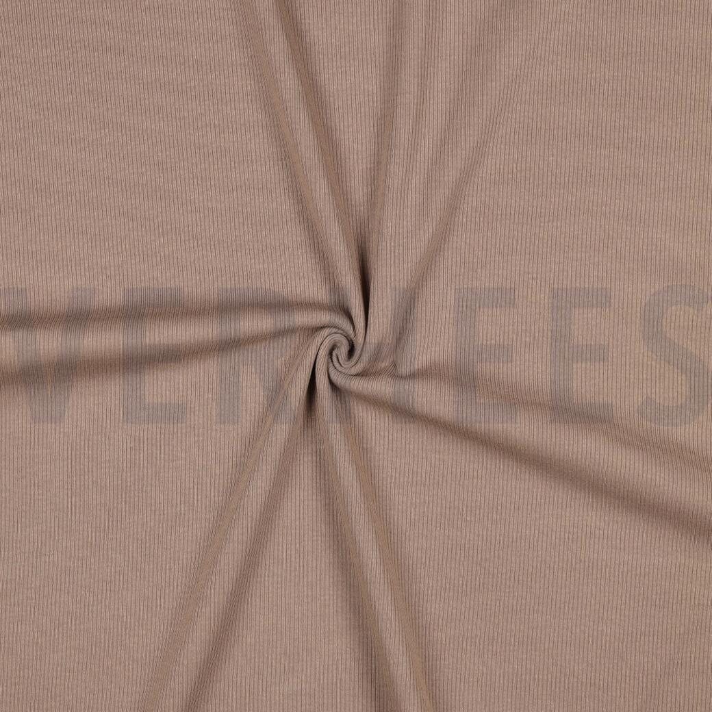 Verhees Textiles Ribbitrikoo, yksivärinen Taupe