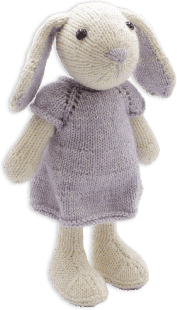 Neulotut hahmot Chloe Rabbit
