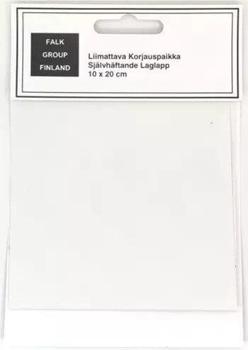 Liimattava korjauspaikka Valkoinen