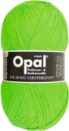 Opal 4-säikeinen sukkalanka 2011 neon vihreä
