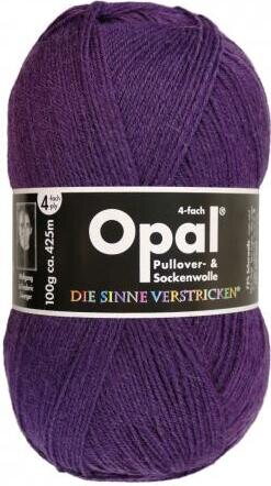 Opal 4-säikeinen sukkalanka 3072 violetti