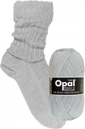 Opal 4-säikeinen sukkalanka 9937 hopea