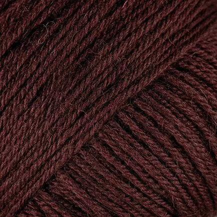 H.Couture by Laines du Nord Blueface Wool 09 burgundin punainen