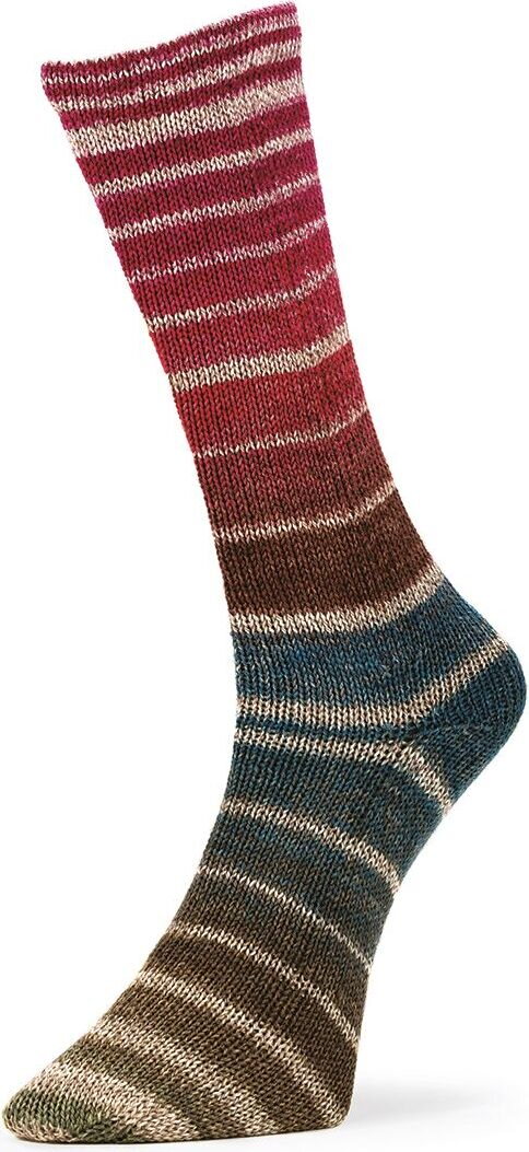 Laines du Nord Nordik Socks 03 petroolit ja fuksiat