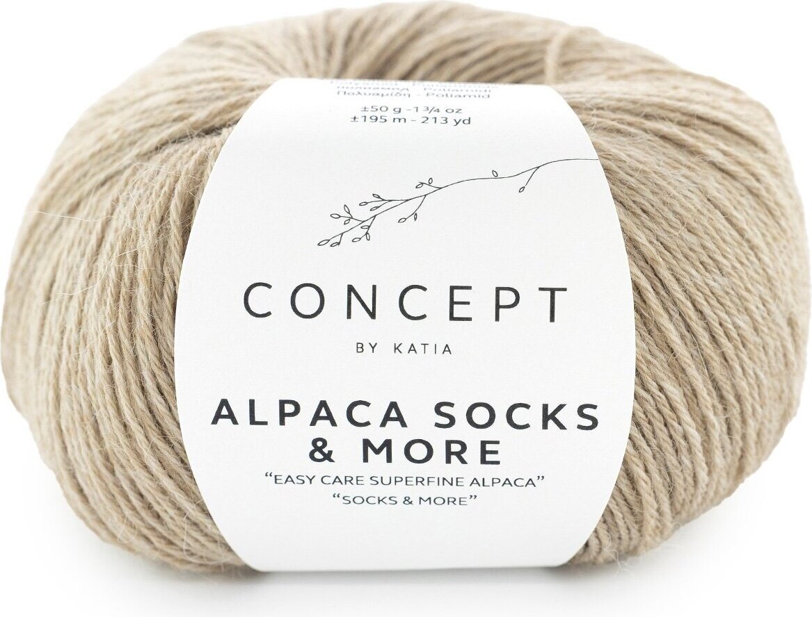 Concept by Katia Alpaca Socks & More 300 beige