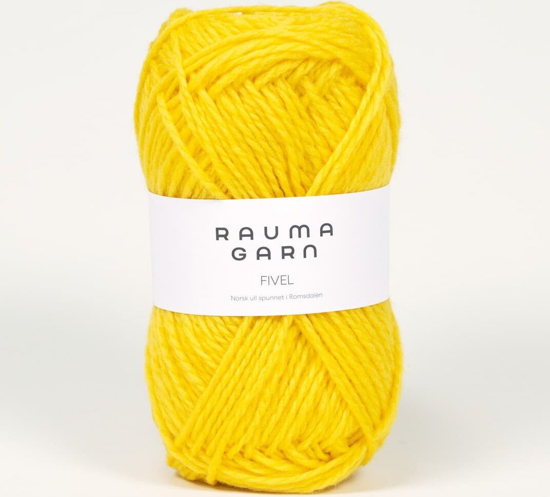 Rauma Garn Fivel 14 keltainen