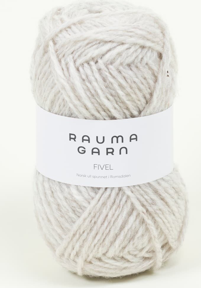 Rauma Garn Fivel 200-4078 meleerattu vaalea beige