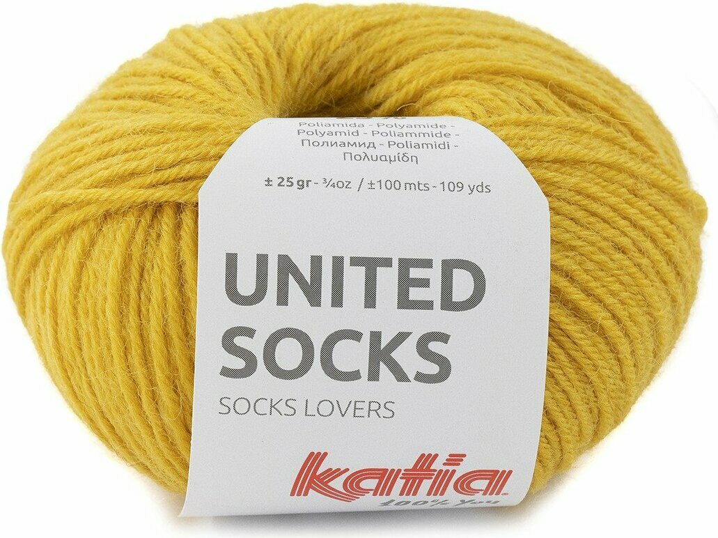 Katia United Socks 19 keltainen