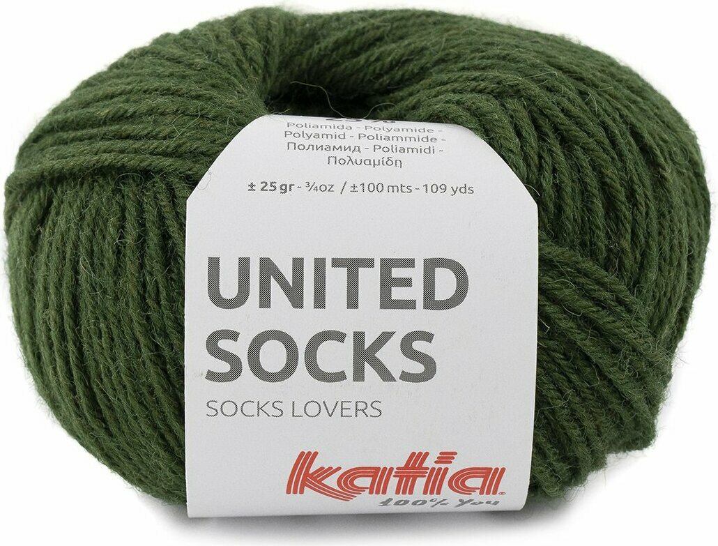 Katia United Socks 22 metsänvihreä