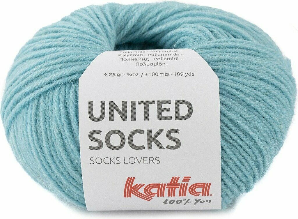 Katia United Socks 24 turkoosi