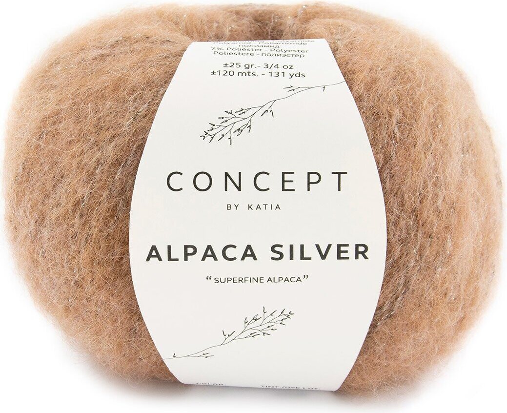 Katia Alpaca Silver 273 Vaalean ruskea