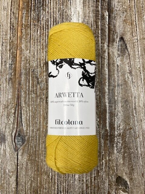 Filcolana Arwetta 135 oljenkeltainen