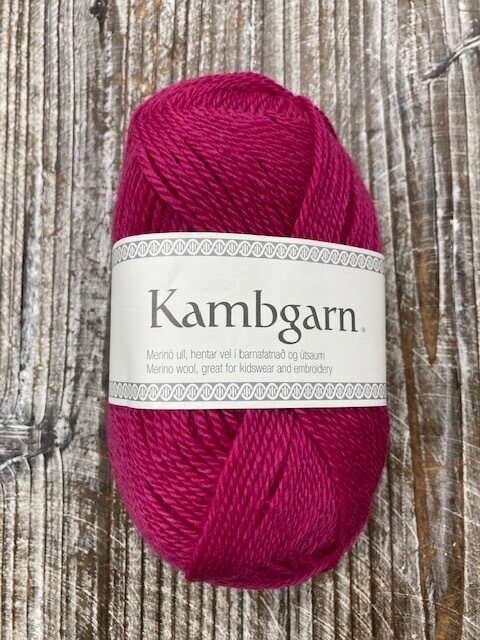 Istex Kambgarn 1220 tumma pinkki