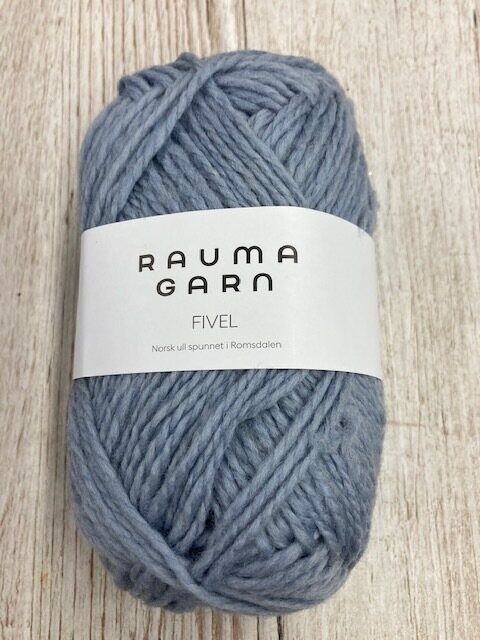Rauma Garn Fivel 18 vaalean sininen